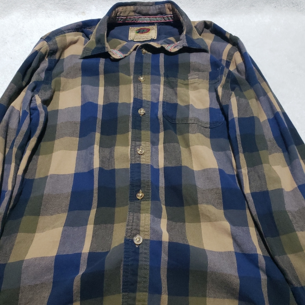 Boston traders button up long sleeve flannel